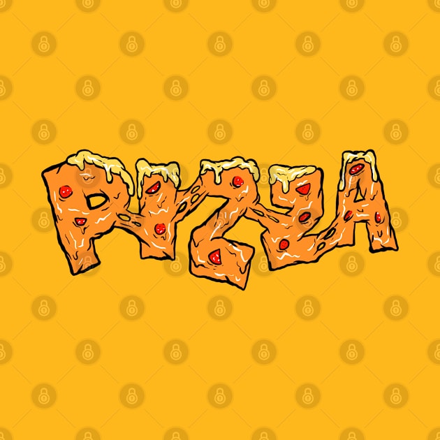 Pizza Typography Effect by yogisnanda