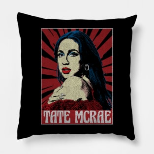 Tate McRae Pop Art Style Pillow