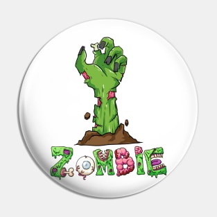 Zombie Hand Pin