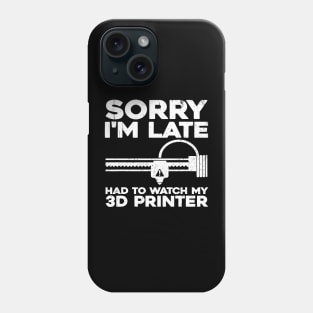 Funny 3D Printer Design For Men Women 3D Printing Printer Phone Case