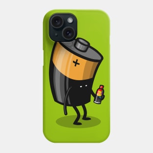 Drained Battery Phone Case