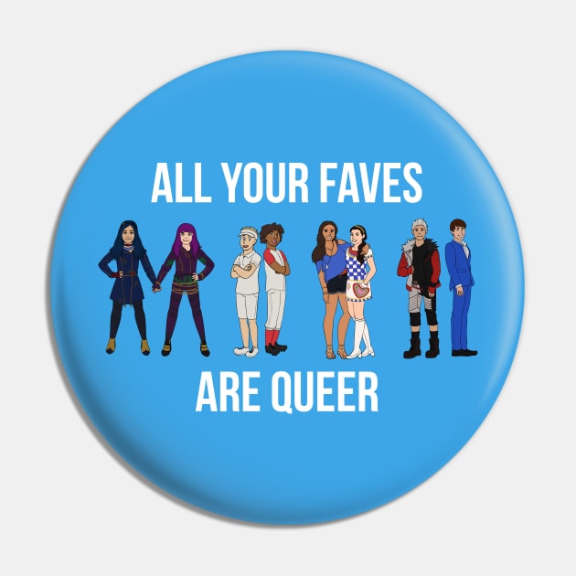 All Your Faves Pin by PlanetWeirdPod