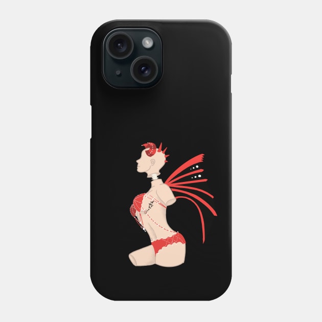 Demon Warrior Phone Case by Buelldesign