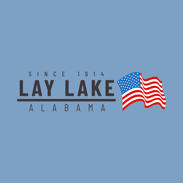 Lay Lake USA - dark text by Alabama Lake Life