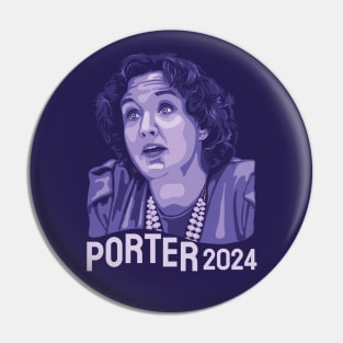 Katie Porter Portrait and Quote Pin