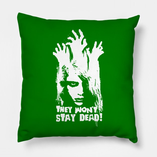 The living dead v7 Pillow by demonigote