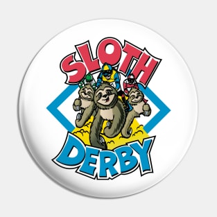 sloth derby, funny sloths Pin