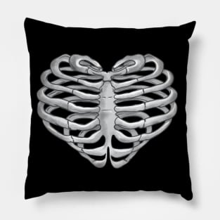 Rib Cage Heart 1 Pillow