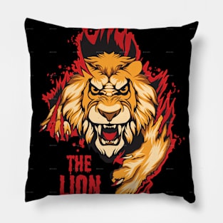 The Lion T-shirt Pillow