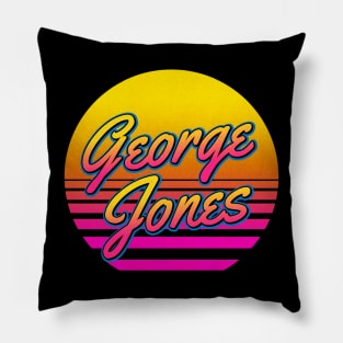 George Personalized Name Birthday Retro 80s Styled Gift Pillow