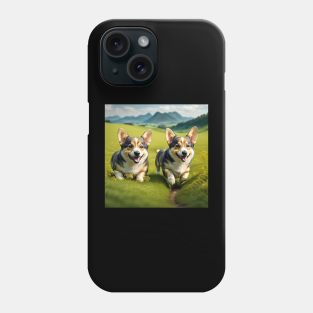 Corgie Puppies Phone Case