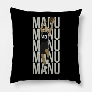 Manu Ginobili - San Antonio Spurs Pillow