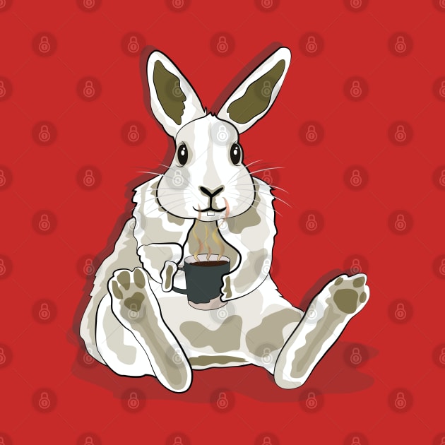 Coffee Is An Animal Right, Rabbit Coffee by ArticArtac