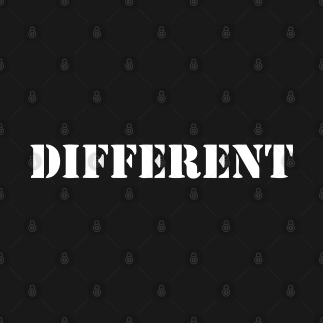 DIFFERENT by mabelas