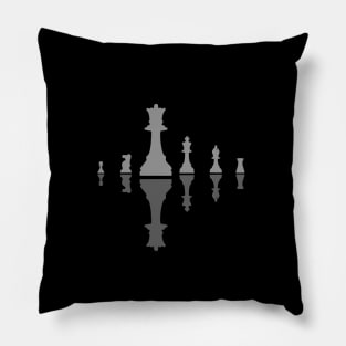 Chess pieces - Queen in front - horizontal design - ORENOB Pillow