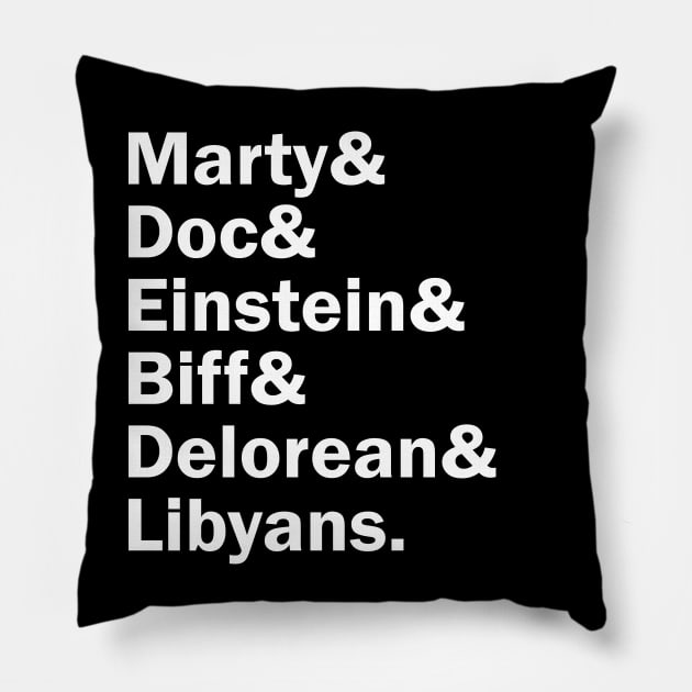 Funny Names x Back to the Future Pillow by muckychris