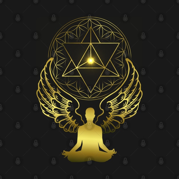 Merkaba Star Meditation Sacred Geometry by Bluepress