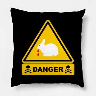 Danger Rabbit Pillow