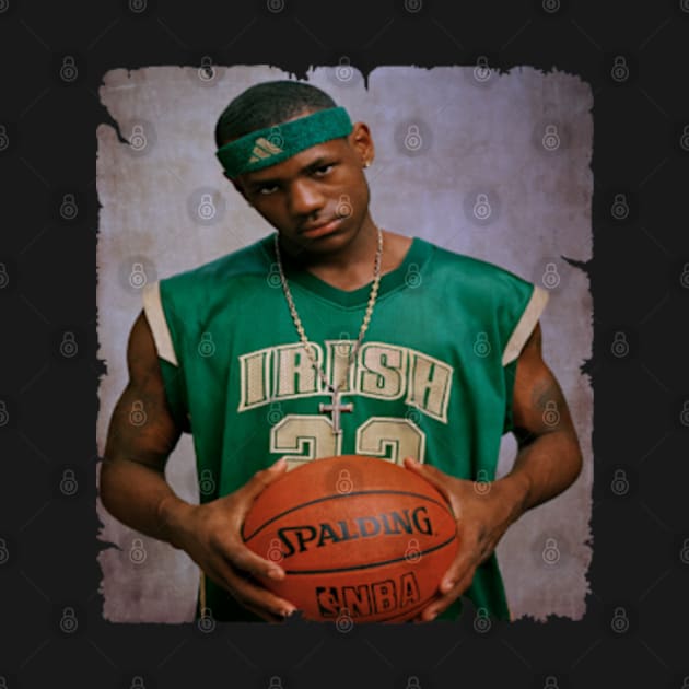 Young Lebron James Vintage by CAH BLUSUKAN