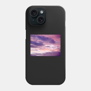 Pink & Purple Clouds/Semi Abstract Phone Case