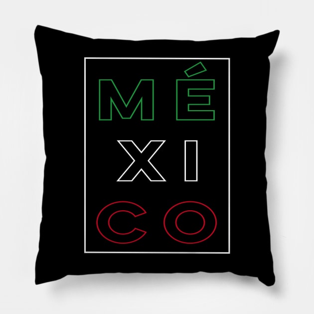 Playera Mexico Dia de la Independencia Mexicana Viva Mexico! 5 de mayo shirt mexican independence Mexico Pillow by soccer t-shirts