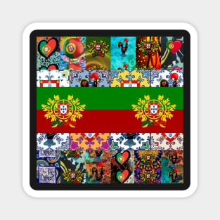 Portuguese folk art Magnet