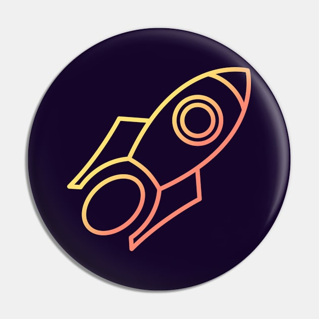 Rocket Pin by Shop Ovov