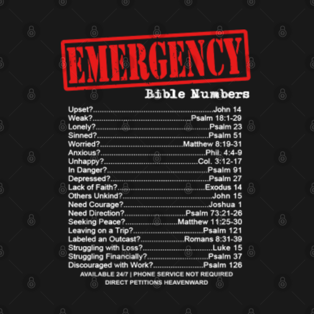 bible emergency numbers bible emergency numbers kids
