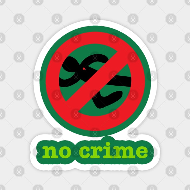 No Body No Crime Magnet by pimator24