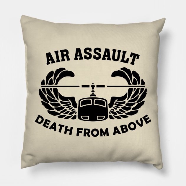 Mod.6 The Sabalauski Air Assault School Death from Above Pillow by parashop