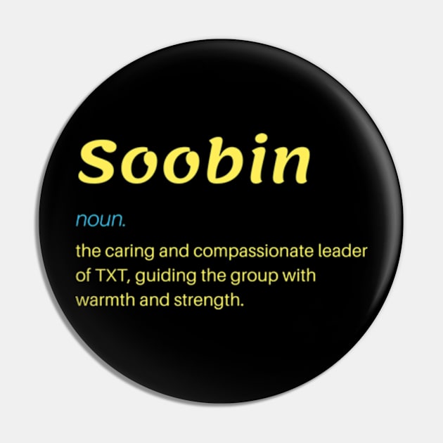 Definition of Soobin TXT Pin by wennstore