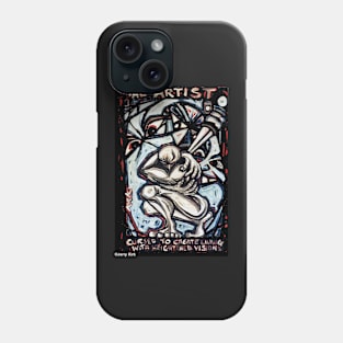 'THE ARTIST' (Cursed to create, living with heightened visions) Phone Case