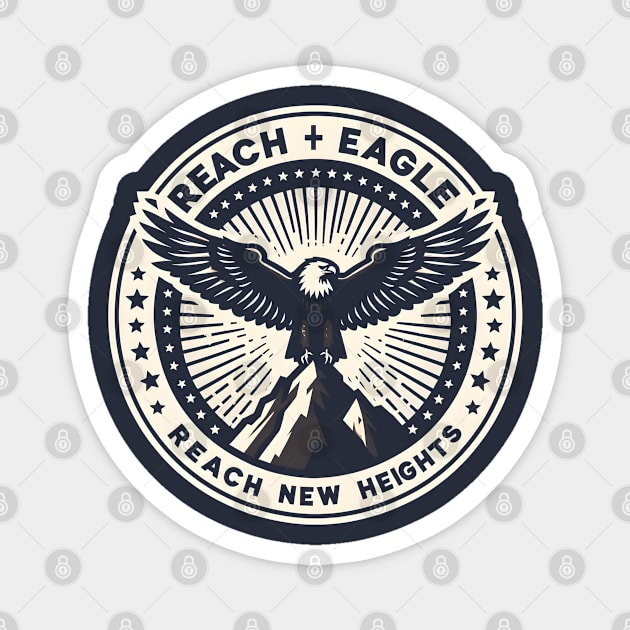 Reach New Heights Magnet by MakerMind8.2