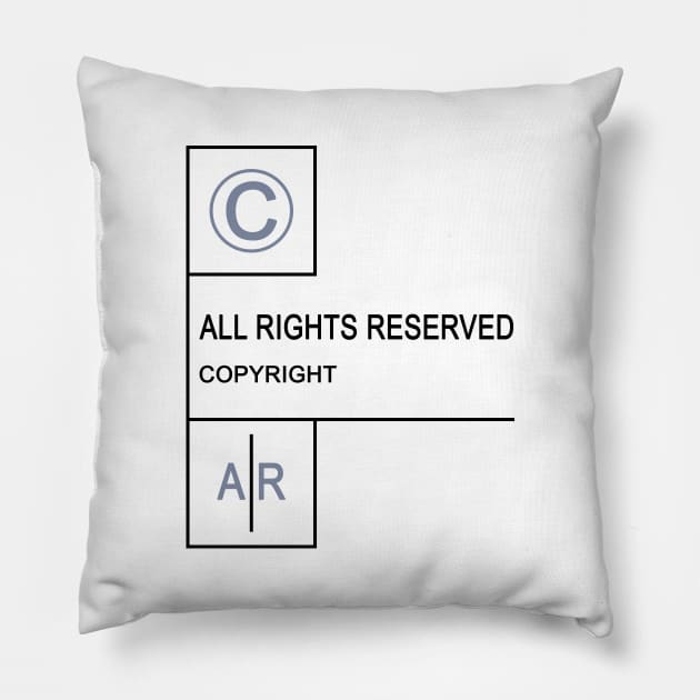 All Rights Reserved - copyright Pillow by Fashioned by You, Created by Me A.zed