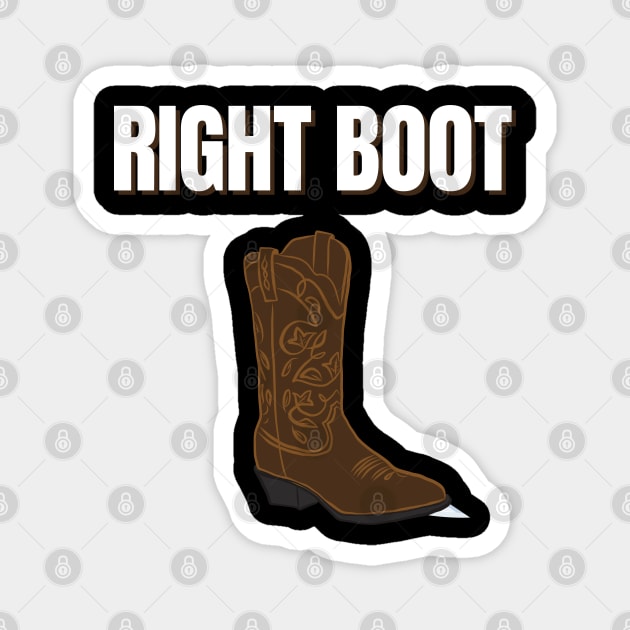 Road House: Right Boot - Road House - Magnet | TeePublic