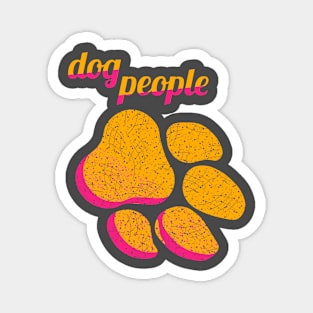 Dog people - Grapefruit Magnet