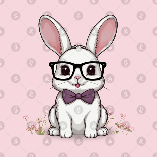 Nerdy Bunny by ScienceandSnark