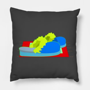 Colorful Slippers Pillow