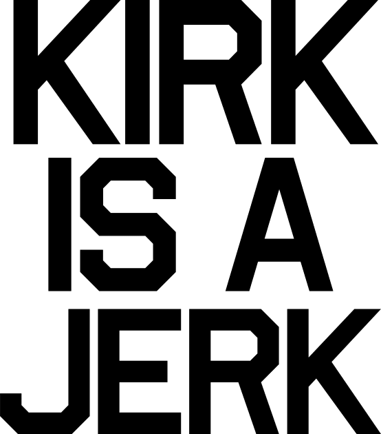 Kirk Is a Jerk Kids T-Shirt by PopCultureShirts