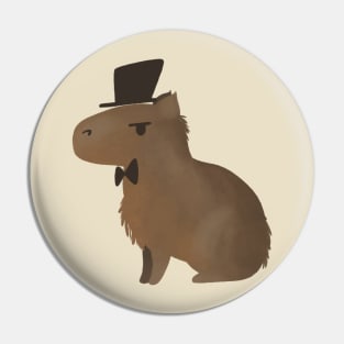 Fancy Capybara Pin