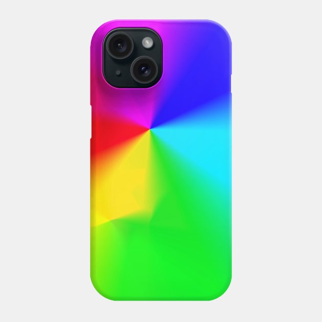 colorful rainbow abstract texture art Phone Case by Artistic_st