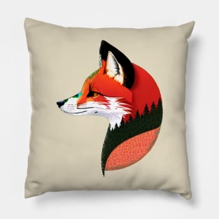 Forest Fox Pillow