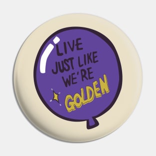 permission to dance live just like we're golden Pin