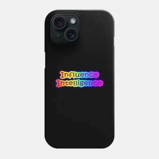 Influence Intelligence Retro Neon Rainbow Phone Case