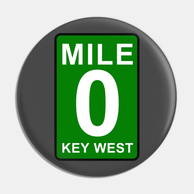 MILE 0 Pin by CreativePhil