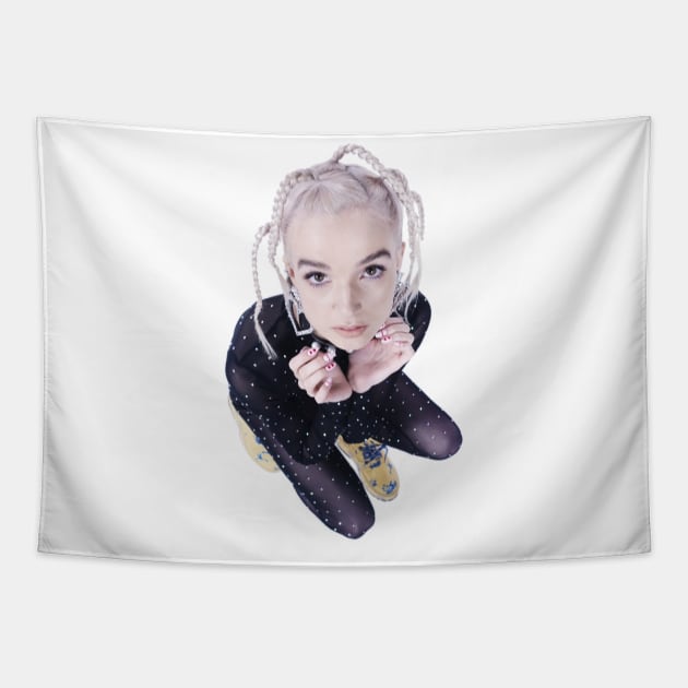 Poppy Choke Tapestry by mikevidalart