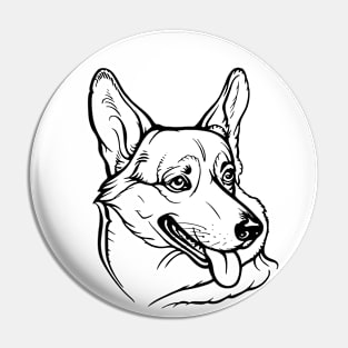 Corgi Dog Pin