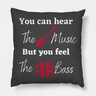 Music and bass Pillow