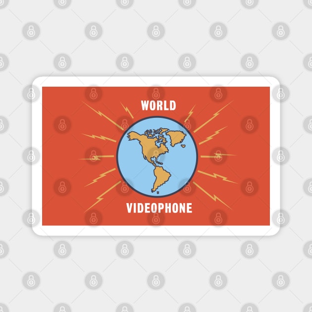 'World Videophone' logo from 'Stingray' TV series Magnet by RichardFarrell