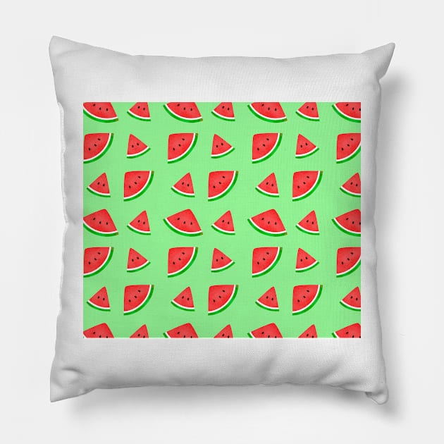 Watermelon Sugar Pillow by timegraf